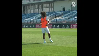 Golazo de Peter Federico en el entrenamiento del Real Madrid Castilla