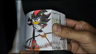 Shadow The Hedgehog Flipbook | How to make Shadow The Hedgehog Flipbook | Sonic The Hedgehog