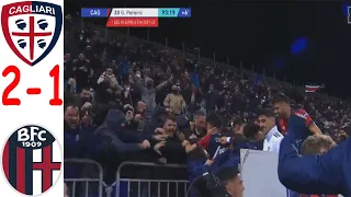 Cagliari VS Bologna 2-1 Extended Highlights & All Goals 2022 || Gaston Pereiro goal vs Bologna