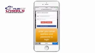 How to place car sale ad from mobile device on Flog My Wheels
