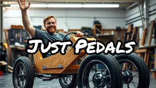 4 Wheel Bike Plans DIY Pedal Car Quad Cycle Rickshaw Pedicab Build Your Own