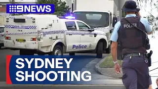 Man dead after alleged gangland hit in Sydney | 9 News Australia