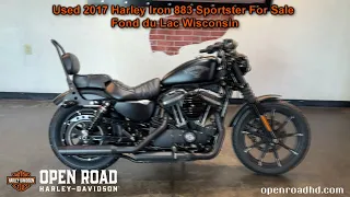 Used 2017 Harley Iron 883 Sportster For Sale Fond du Lac Wisconsin