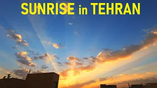 TEHRAN 4K, Sunrise Timelapse in Autumn 2021 #shorts