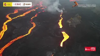 22/10/21 Vuelo general distribución de coladas. Erupción La Palma IGME-CSIC