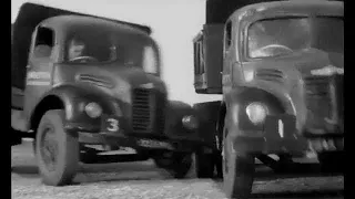 Адские водители/Hell Drivers (1957) - car chase + crash scene