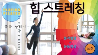 [Playing Pilates]힙 스트레칭 운동❤️Hip Stretch Workout [홈트레이닝 필라테스]