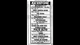 Jerry Garcia Band - 7/23/77 - Keystone - Berkeley, CA - sbd