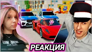 РЕАКЦИЯ ЛЯШОВА | ДАША КОРЕЙКА УЕЗЖАЕТ ОТ ПОЛИЦИИ в GTA RADMIR RP