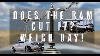 Does the Ram 1500 cut it? Caravan weigh day for our big lap setup