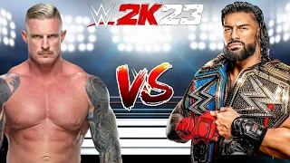 WWE 2K23 DEXTER LUMIS VS. ROMAN REIGNS FOR THE WWE UNDISPUTED CHAMPIONSHIPS!