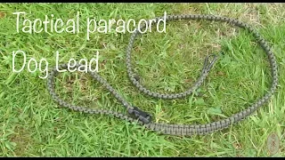 Tactical Paracord Dog Lead. How to weave a dog lead/leash for your four legged friend
