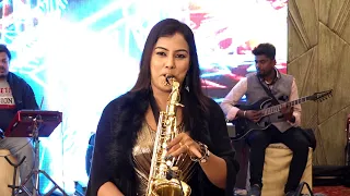 Rock And Roll Saxophone Performance by Saxophone Queen Lipika // Yaad Aa Raha Hai // Saxophone Music