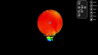 Moon crashing into planet in SST