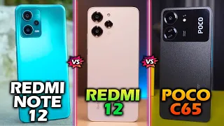 Poco C65 vs Redmi Note 12 vs Redmi 12 Descubra todas as diferenças