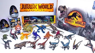 HUGE Jurassic World Dominion Mini Dinosaurs Unboxing - Pyroraptor, Lytrosaurus, Baryonyx