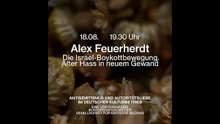 Alex Feuerherdt: BDS