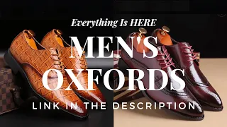 Men's Oxford Shoes / Oxford Shoes #8 / Оксфорды Мужские