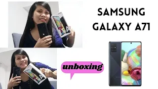 SAMSUNG GALAXY A71 UNBOXING