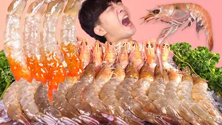 MUKBANG ASMRㅣ탱글탱글! 살아있는 생새우 딱새우 회 리얼사운드 먹방!🦐Raw Shrimp Sashimi Korean Seafood 후니 Hoony Eatingsound