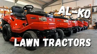 AL-KO Ride On Lawn Mower Tractor Full Range Solo by AL-KO | T20-105, T16-93, T22-122, T22-111