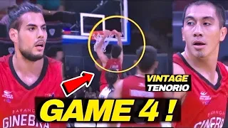 GINEBRA vs MERALCO GAME 4 | VINTAGE LA TENORIO  JAPETH AGUILAR SHOWTIME !