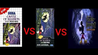 CASTLE OF ILLUSION STARRING MICKEY MOUSE EVOLUTION VS