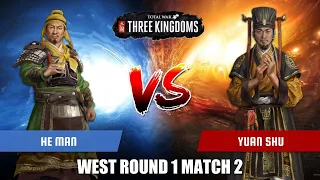 He Man vs Yuan Shu | Total War Three Kingdoms Duelist Tournament West Round 1 Match 2