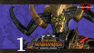 Total War: Warhammer 3 Immortal Empires Campaign - Naggarond, Malekith #1