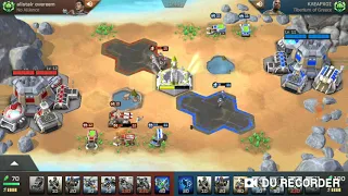 c&c rivals - beating 15 level mammoth tanks