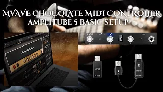 Unleash Your Guitar Power: MVAVE Chocolate MIDI Controller Setup for Amplitube 5 Foot Stomping!