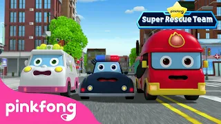 Let's Fight Against the Criminal!🚨 | @SuperRescueTeam  | Car Song & Story | Pinkfong Baby Shark