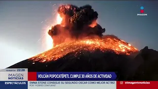 El volcán Popocatépetl cumple 30 años de actividad | Imagen Noticias con Enrique Sánchez