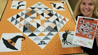 START EARLY ON HOLIDAY PROJECTS! Make "Spellbound" Halloween Patchwork Appliques With Me!