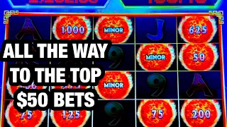 I GOT ALL THE WAY TO THE TOP ON FIRELINK ~~ SEE MY MASSIVE JACKPOT $50 BETS