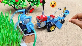 diy tractor mini double water pump science project 2 | diy tractor | water pump | @minitheq