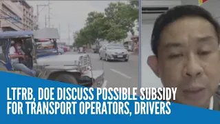 LTFRB, DOE discuss possible subsidy for transport operators, drivers amid rising oil prices