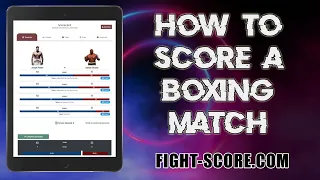 How to score a boxing match