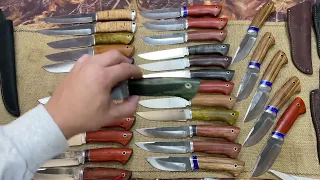 Классная выставка рабочих ножей по наличию!