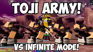 Toji 6 Star ARMY Vs Infnite Mode! (How OP is He?) | ASTD Challenge