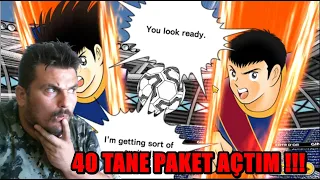 40 TANE PKAET AÇTIM !!! CAPTAİN TSUBASA DREAM TEAM