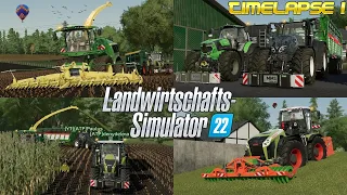 Spektakuläre MAISERNTE als LOHNUNTERNEHMER in LANDERSUM! 🌽😎🚜💨 | [LS22] - Timelapse #1