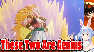 Pekora Funny Reactions To Gotenks Super Saiyan Three Cutscene In Dragon Ball Z Kakarot【ENG SUB】