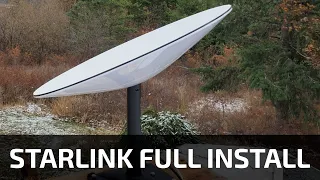 Starlink Unboxing + Speed Test + Full Installation