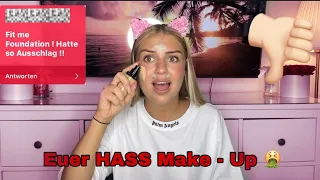 Ich teste euer HASS Make - Up 🤢 Ausschlag durch Foundation😦 | Jolineelisa