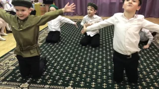 23 февраля 2017 праздник в детском саду школа 1288 танец мальчиков