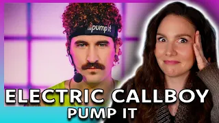 First time reaction to: Electric Callboy - Pump It I Artist Reacts I