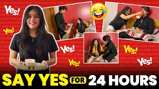 SAYING YES FOR 24 HOURS🥳 | KUNAL TOMAR |
