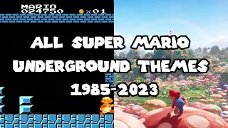 All Super Mario Underground Themes (1985-2023)