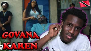 Govana - Karen (Official Music Video) | TRINIDADIAN REACTION🇹🇹